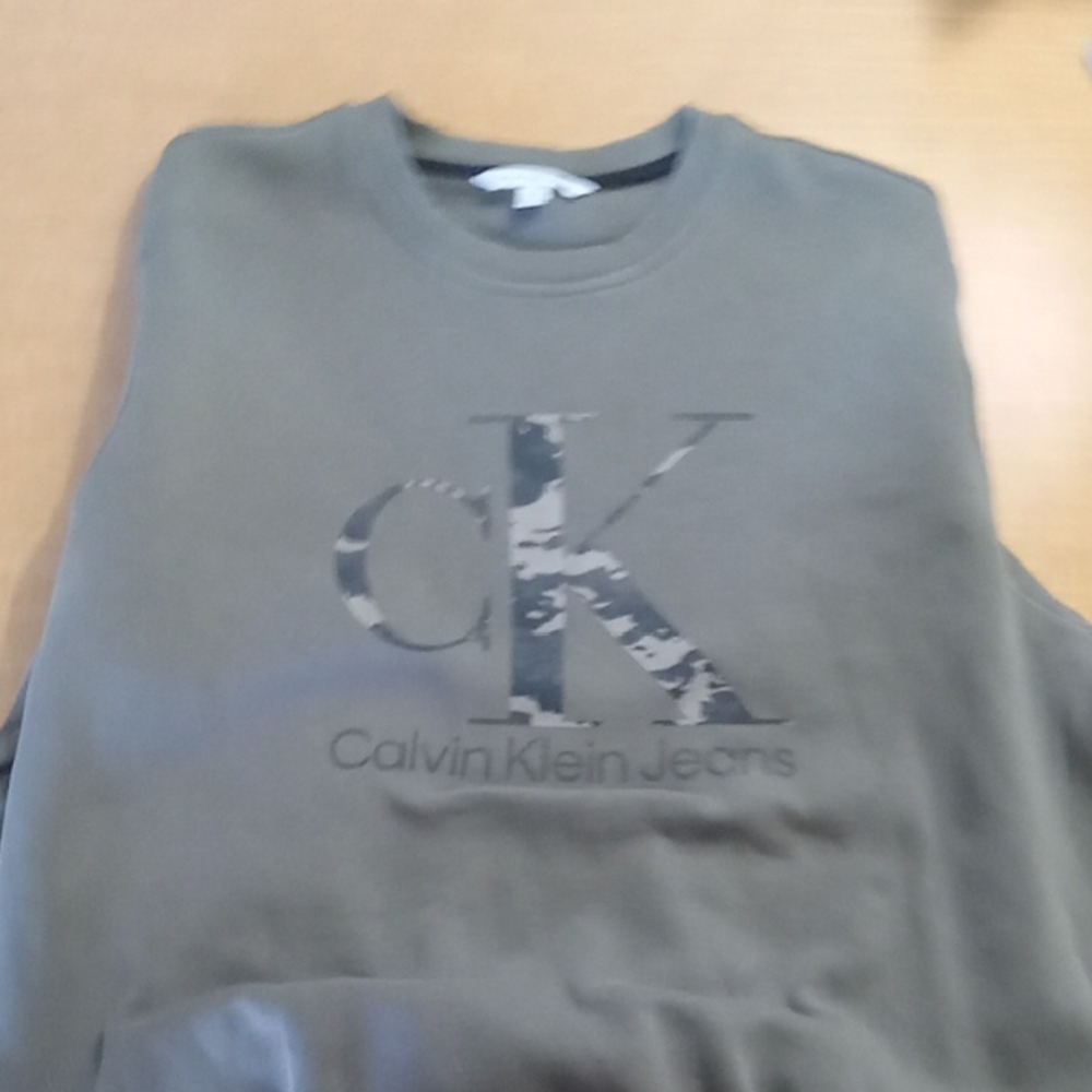 Calvin Klein Olive Sweatshirt